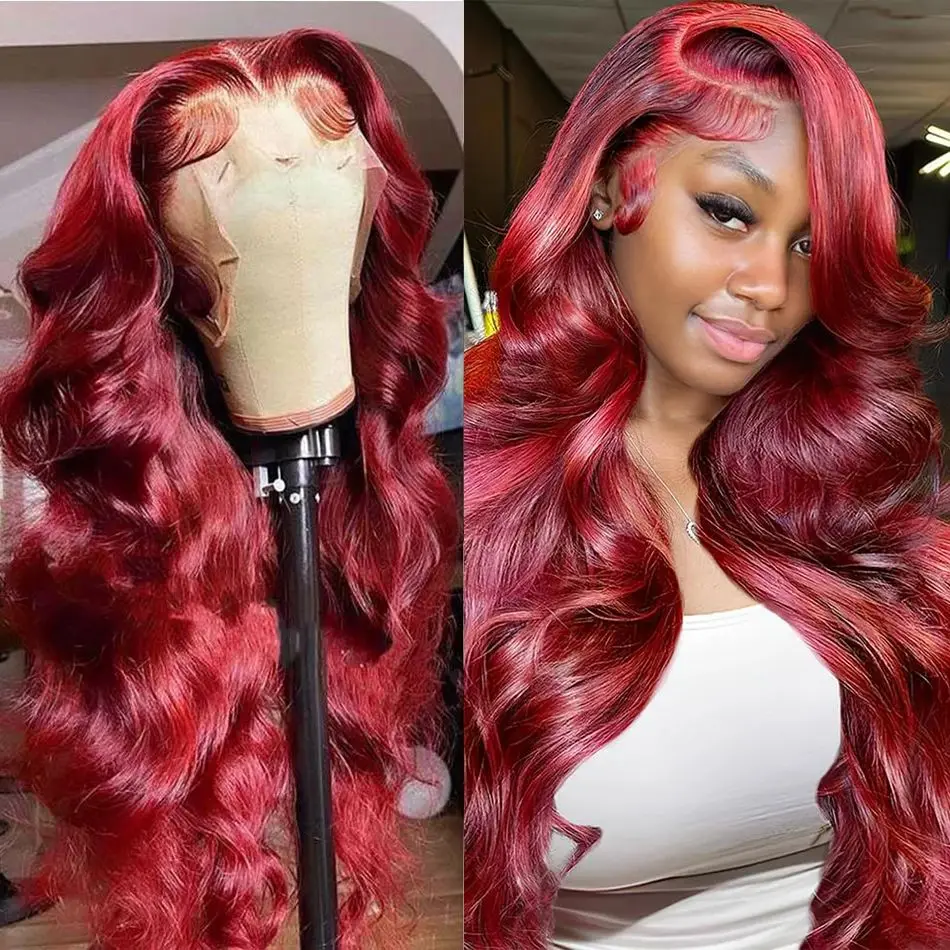 Lace Front Wigs - باروكات شعر بشري مموجة 13x4 بكثافة