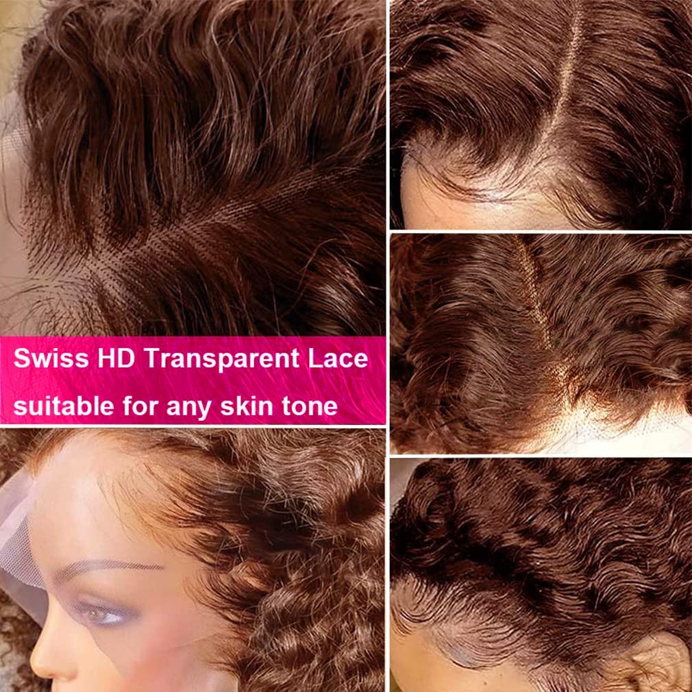 البني المحمر غريب مجعد 13x4 ال - مراجعة Lace Front Wigs وسعره