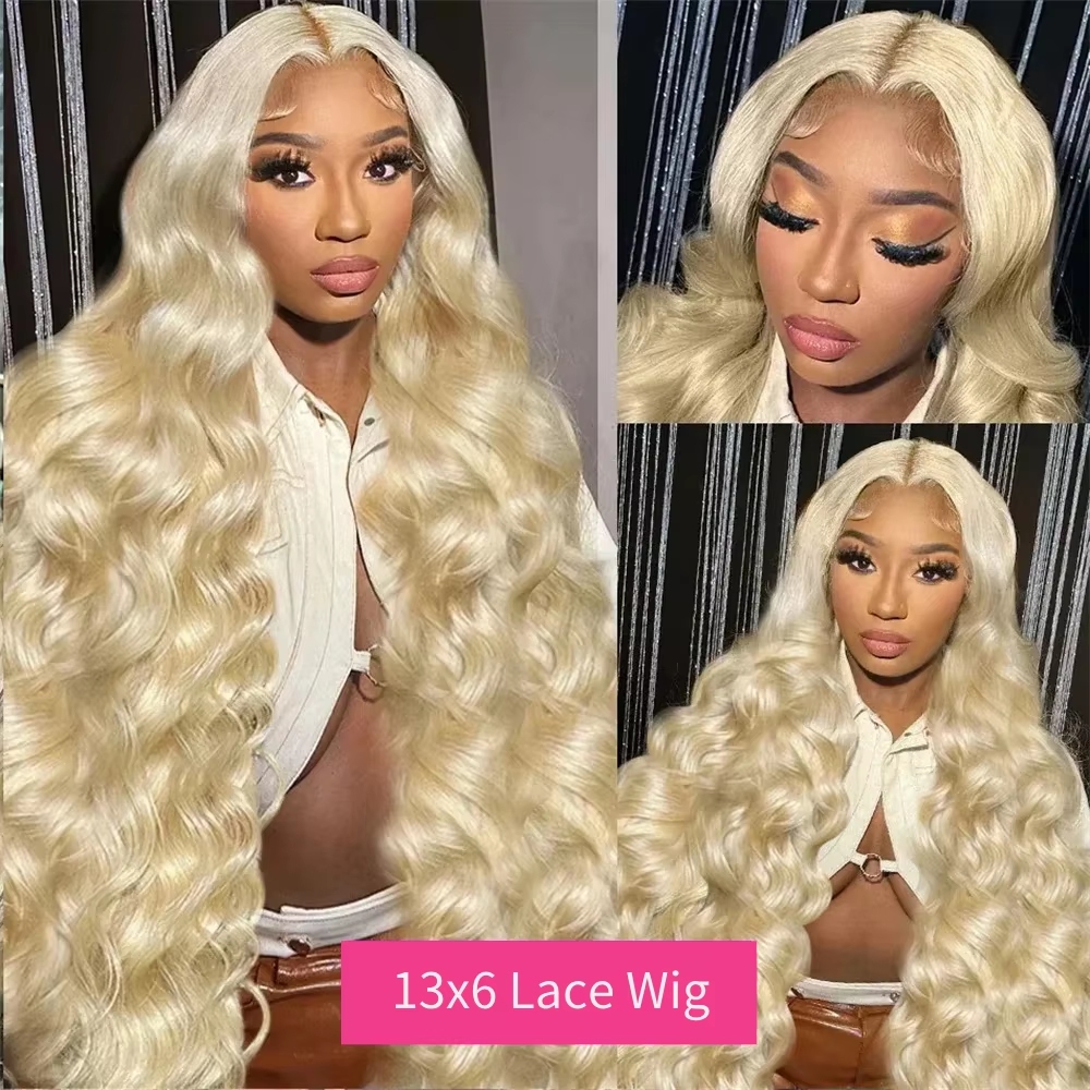 613 شعر مستعار أمامي بدانتيل ع - مراجعة 613 Blonde Body Wave Lace Front Wig وسعره