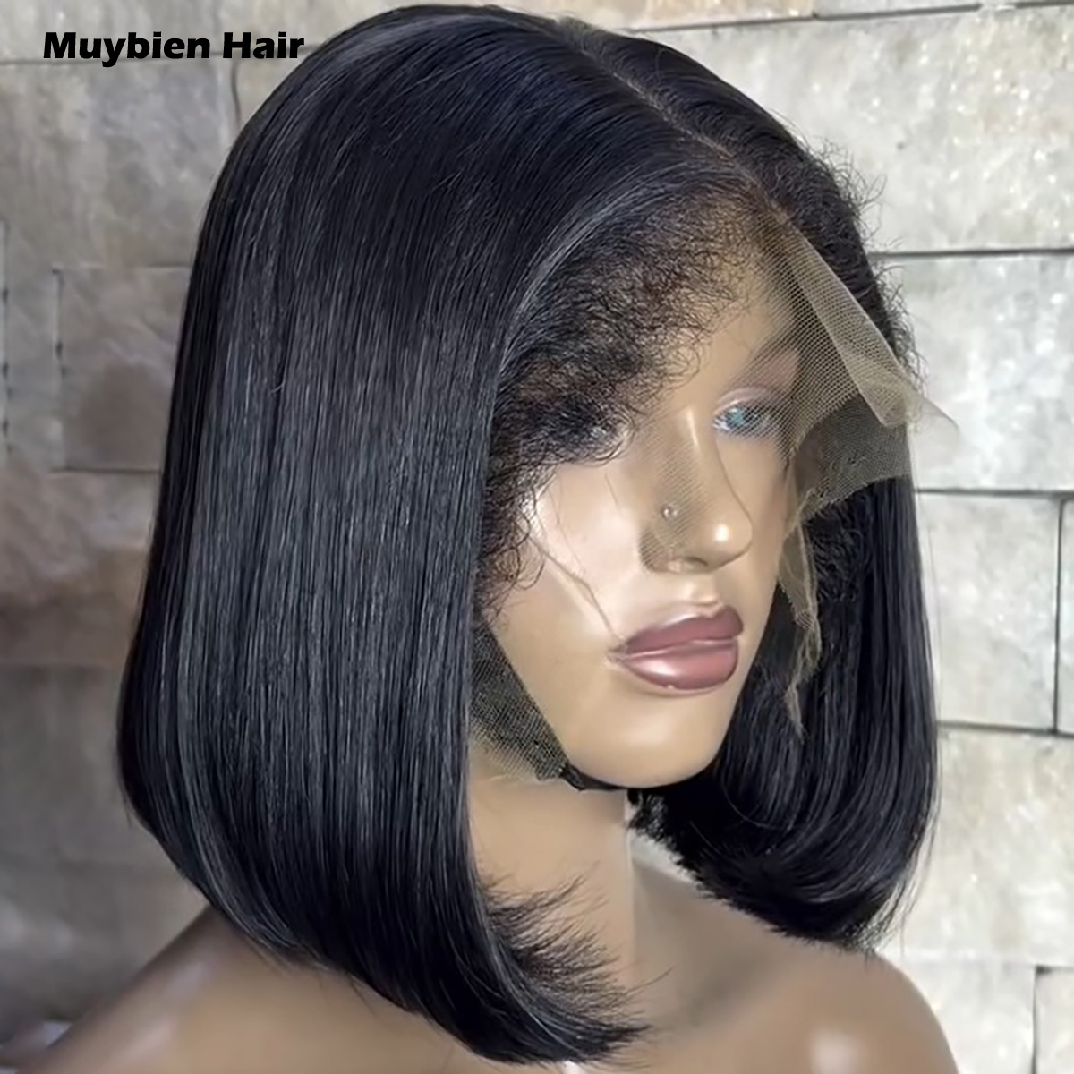 شعر بوب أسود 100% طبيعي، كثافة - مراجعة Glueless Wear And Go Human Hair Wig وسعره