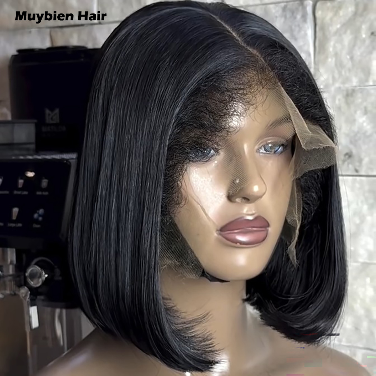 شعر بوب أسود 100% طبيعي، كثافة - مراجعة Glueless Wear And Go Human Hair Wig وسعره