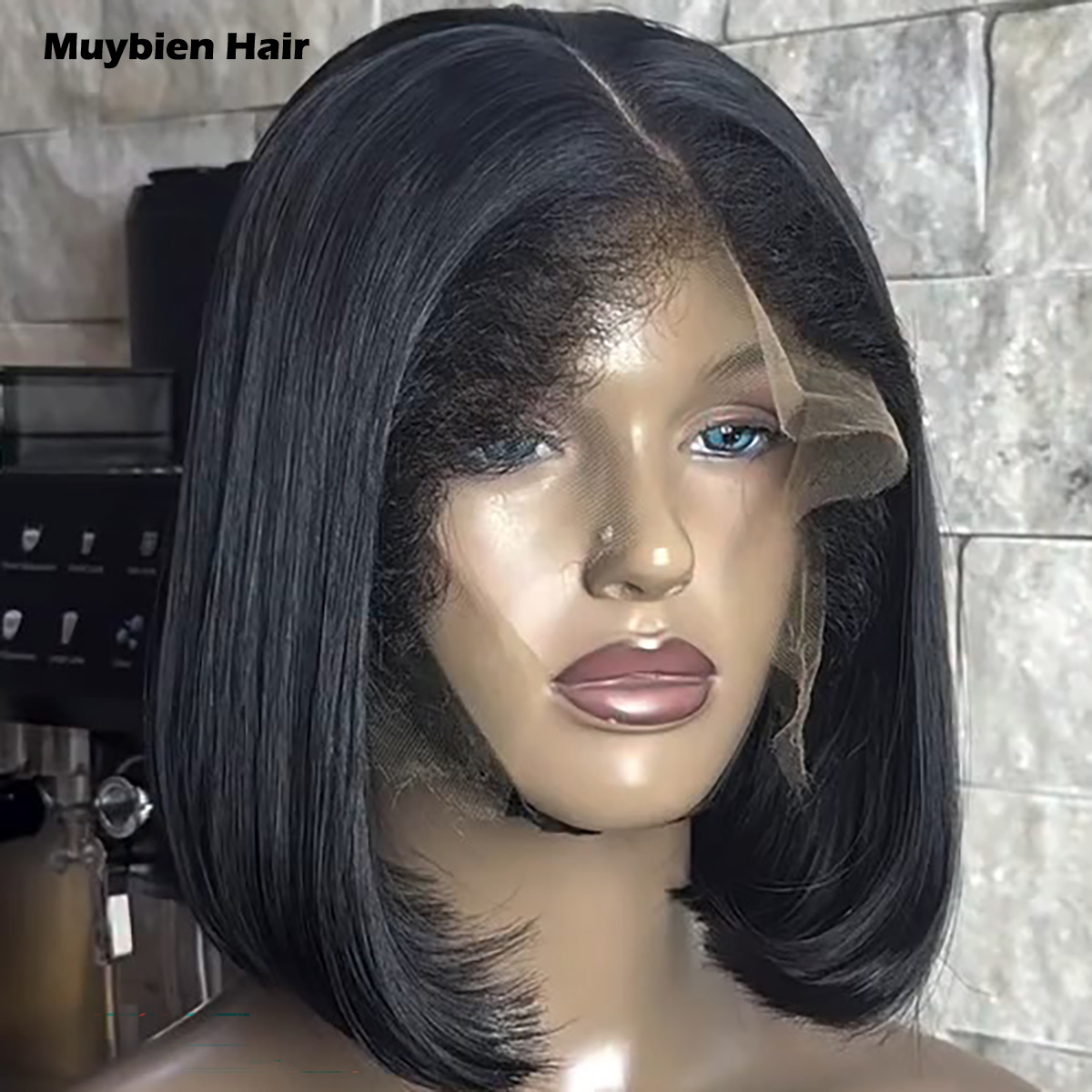 شعر بوب أسود 100% طبيعي، كثافة - مراجعة Glueless Wear And Go Human Hair Wig وسعره