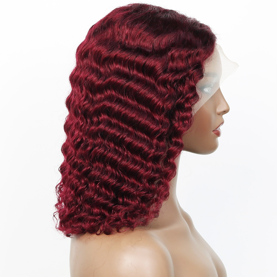 99j باروكة شعر طبيعي برازيلي ق - مراجعة Pre Parted 13X4 Lace Front Bob Wig وسعره